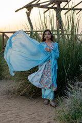 Coastal Angrakha Dress