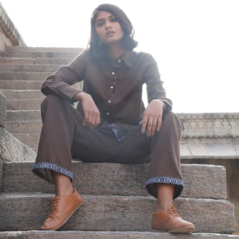 Earthy Patched Set