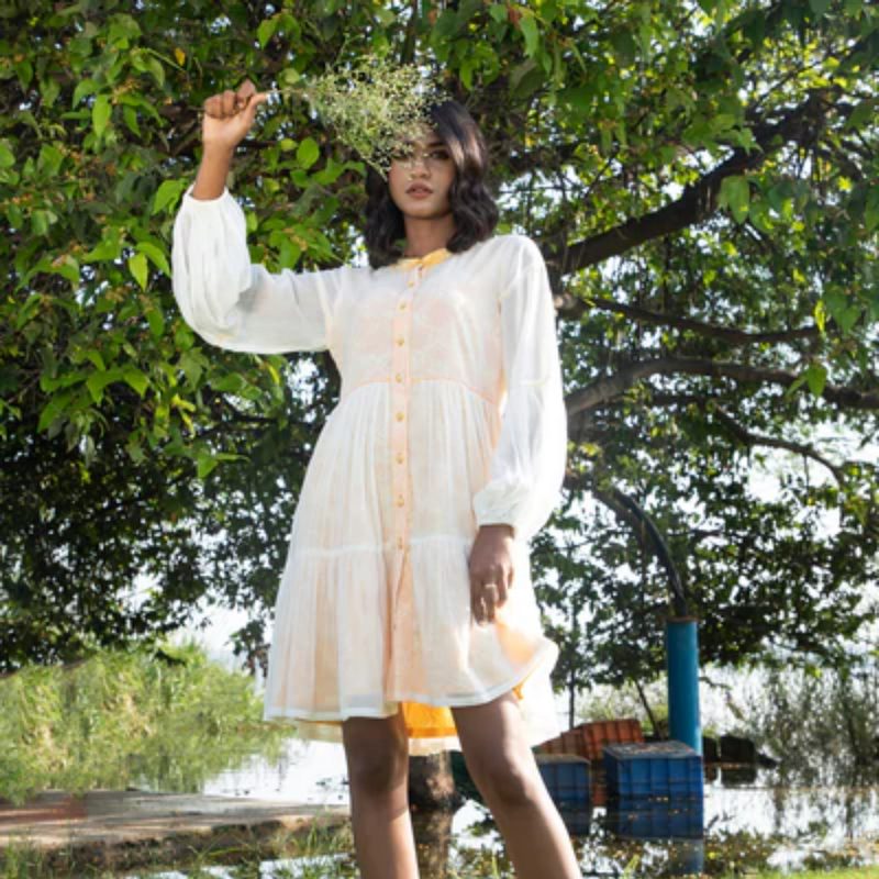 October Sun Flare Dress