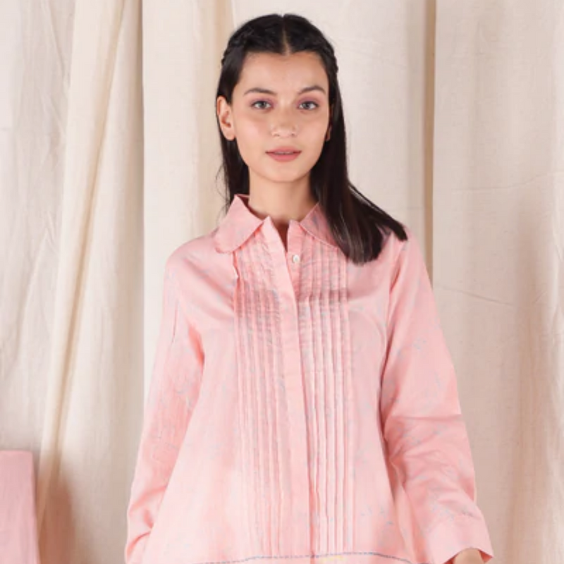 Short Knife Pleates Shirt