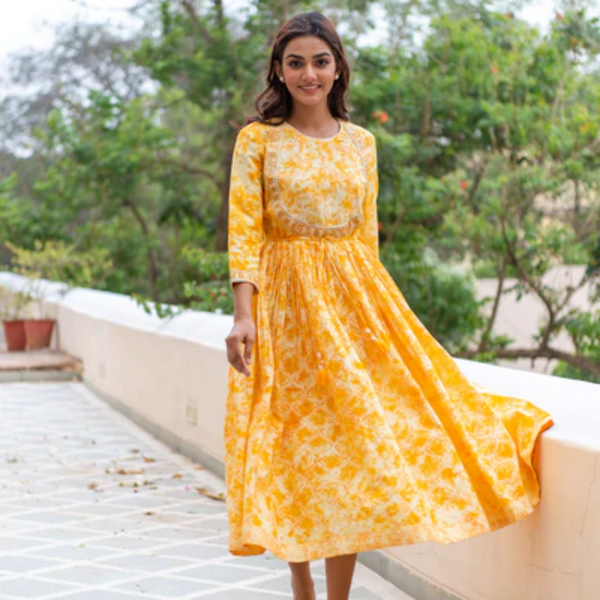 Sunshine Anarkali Dress