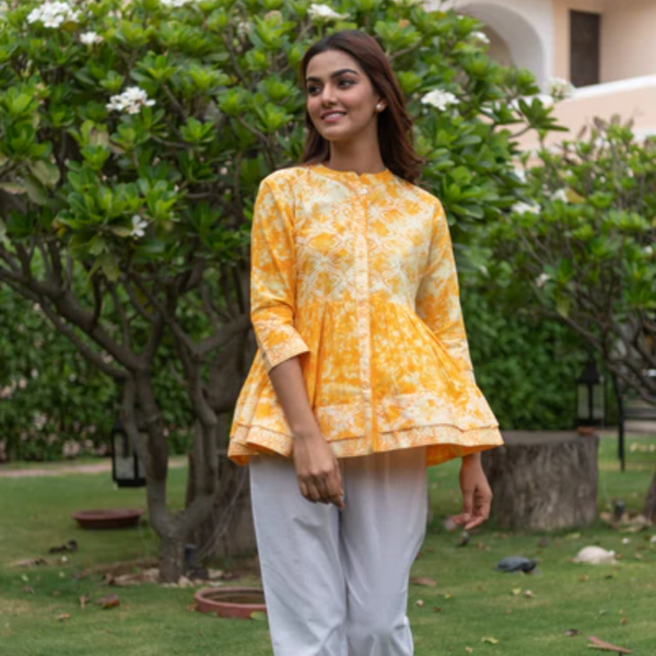 Sunshine Short Flare Shirt