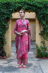 Rosie Mirror Kurta Set with Dupatta