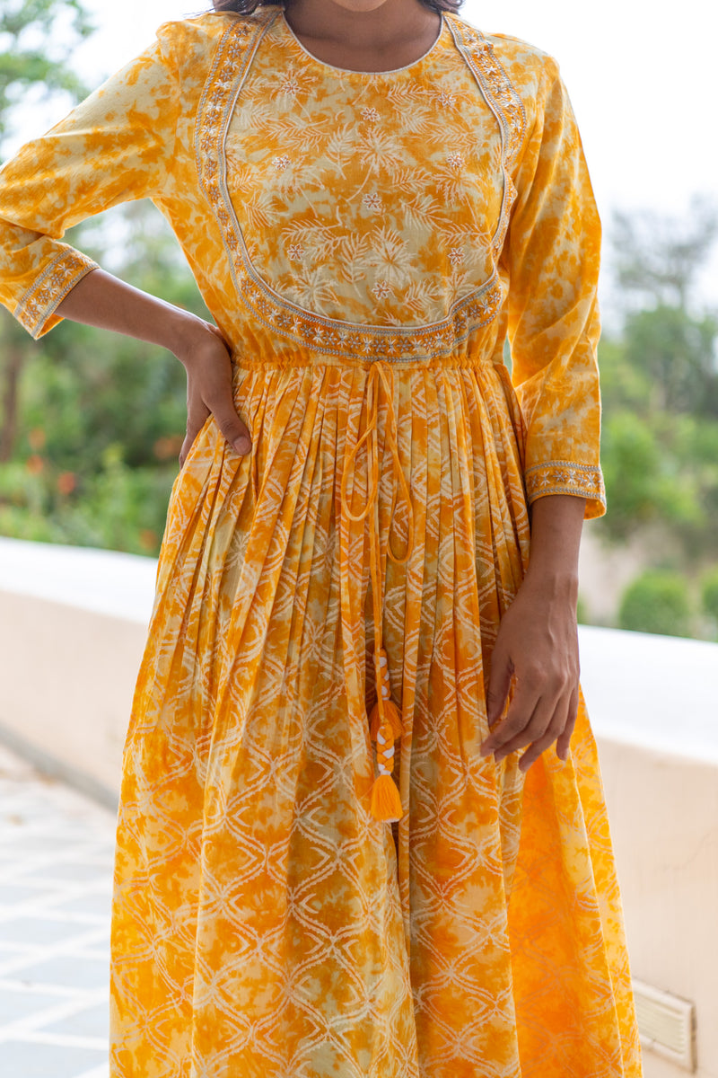Sunshine Anarkali Dress