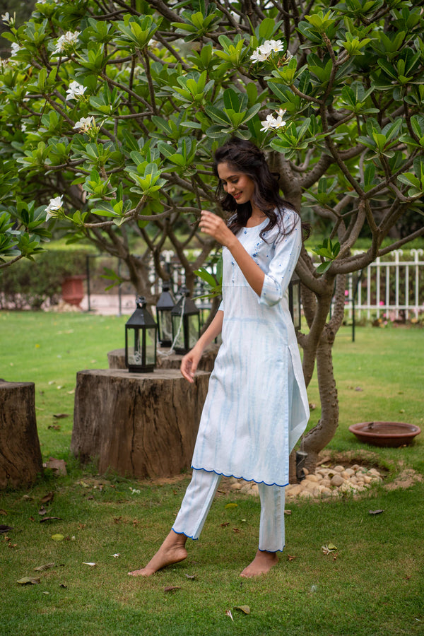 Breezy Kurta Pant Set