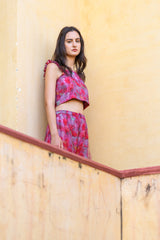 Laali Frill Blouse Coord Set