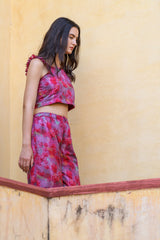 Laali Frill Blouse Coord Set