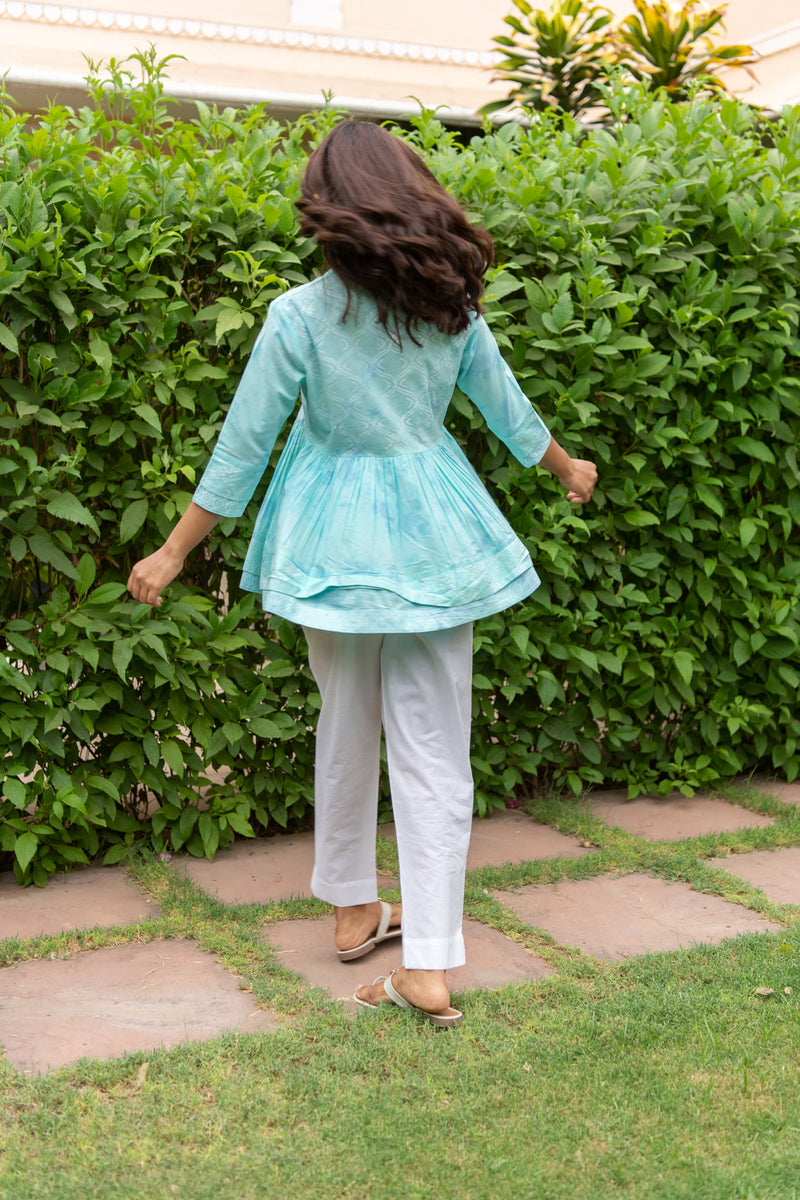 Sea Short Flare Shirt