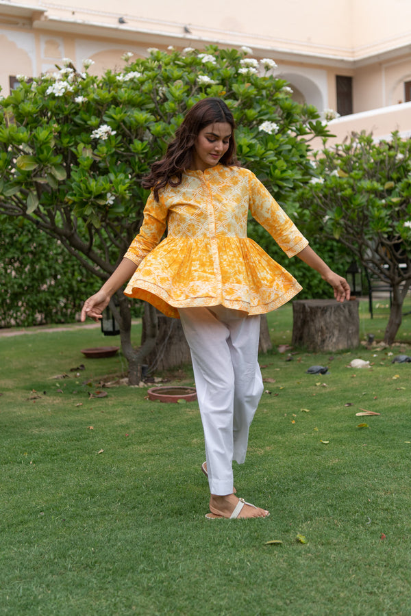 Sunshine Short Flare Shirt
