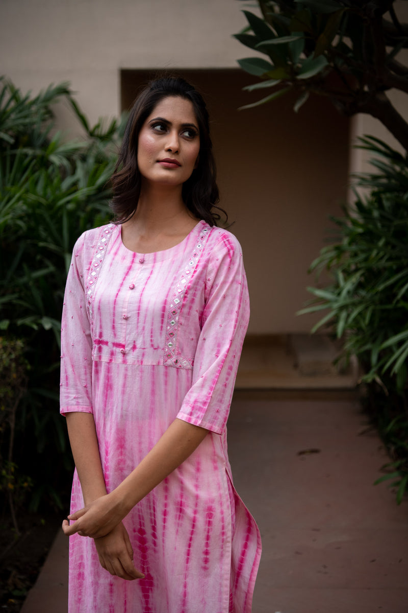 Blush Kurta Pant Set