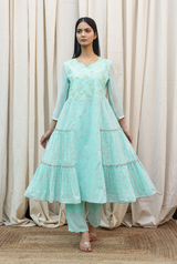 Long Flare Dress Set