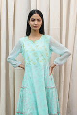Long Flare Dress Set