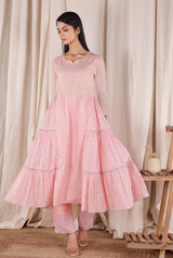 Long Flare Dress Set