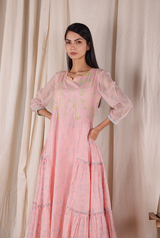 Long Flare Dress Set