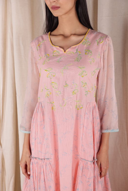 Long Flare Dress Set