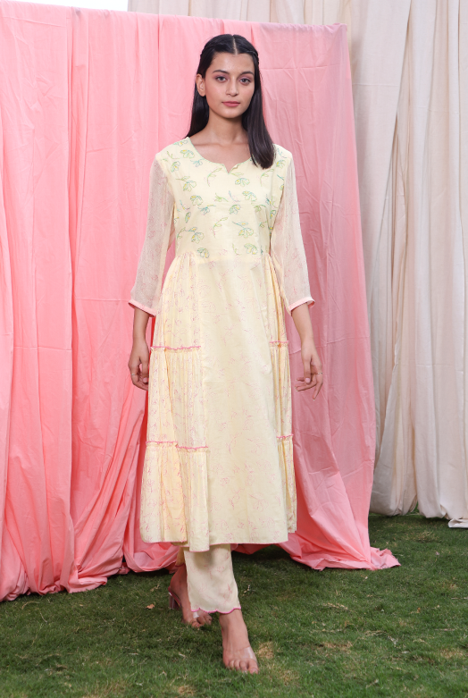 Long Flare Dress Set