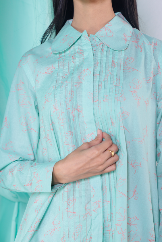 Short Knife Pleates Shirt