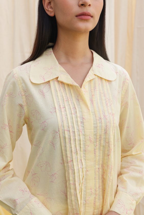 Short Knife Pleates Shirt
