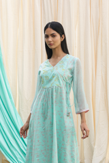 Long Straight Dress Set